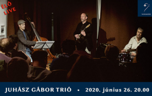 Harmónia Jazzműhely bemutatja #12: Juhász Gábor Trió karanténkoncertje - ÉLŐ